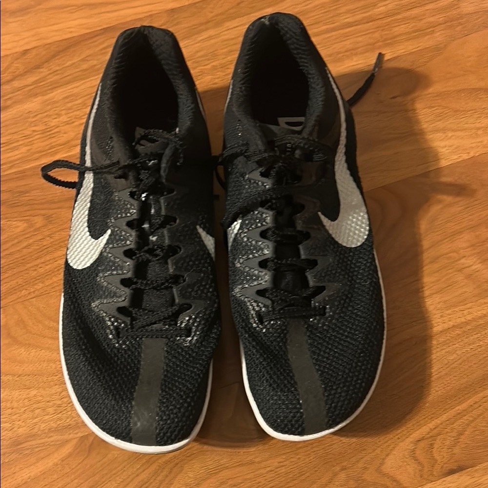 Nike Black and White TRACK SPIKES especially for distance